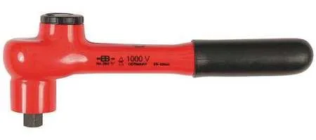 WIHA WIHA 12852 Insulated Ratchet Wrench 3/8" 190mm — product photo