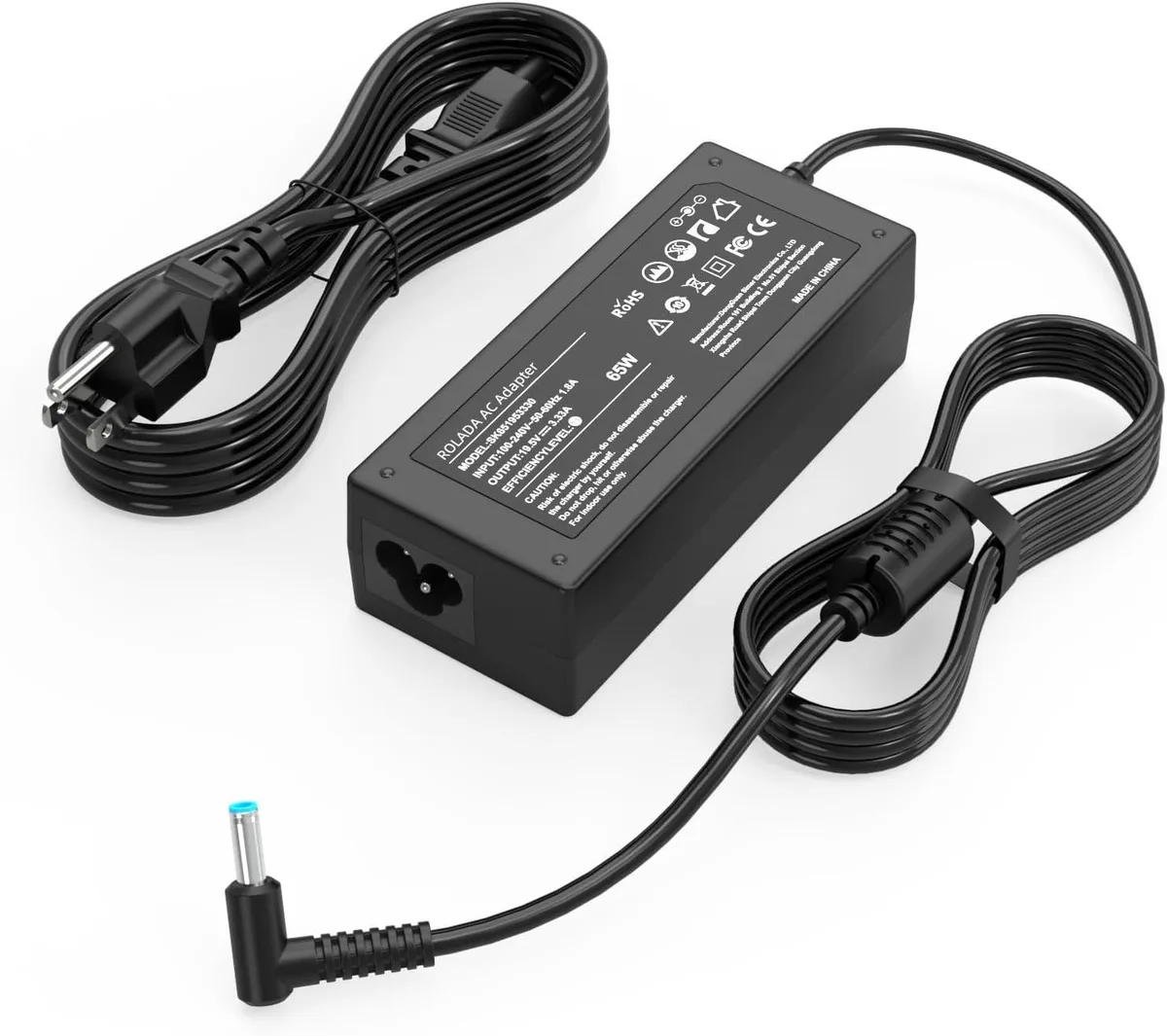 FLEANE FLEANE 90W Laptop Charger 19.5V 4.62A 4.5x3.0mm Blue Tip — product photo