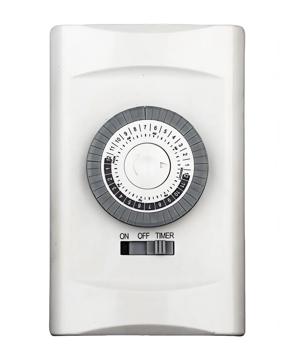  24-Hour In-Wall Mechanical Timer Switch 15A 30-Minute Intervals — product photo