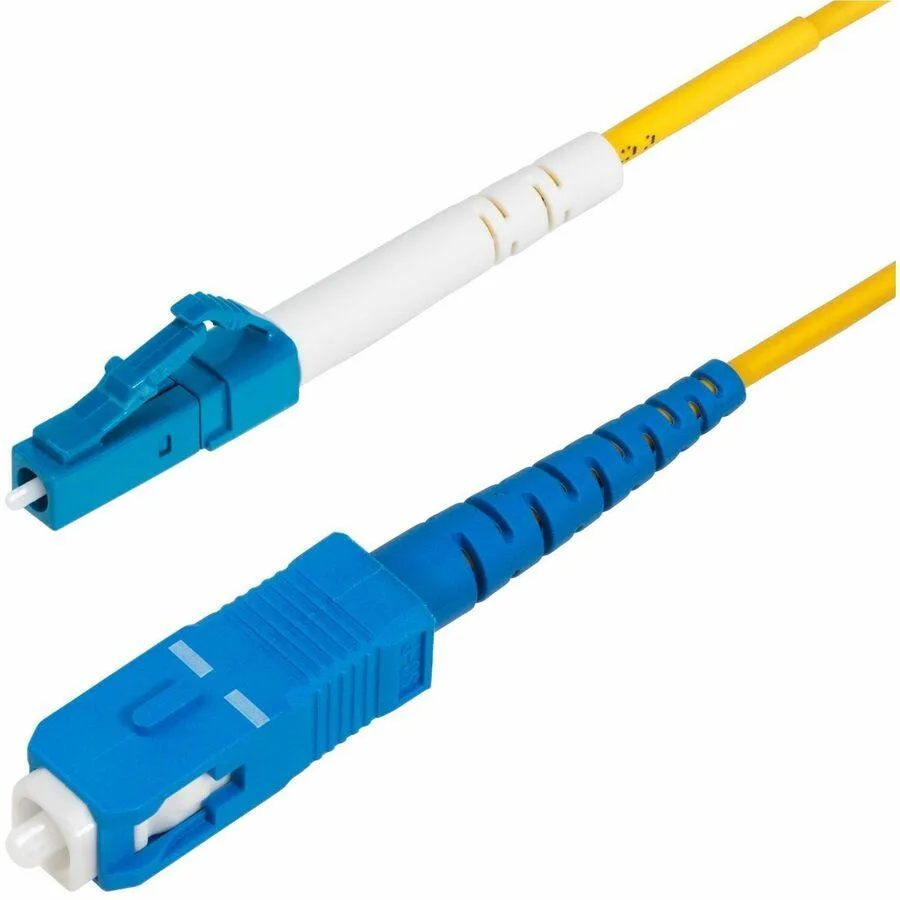 STARTECH STARTECH SPSMLCSCOS21M 1m LC to SC UPC OS2 Simplex Fibre Optic Cable 9/125 40G/100G LSZH — product photo