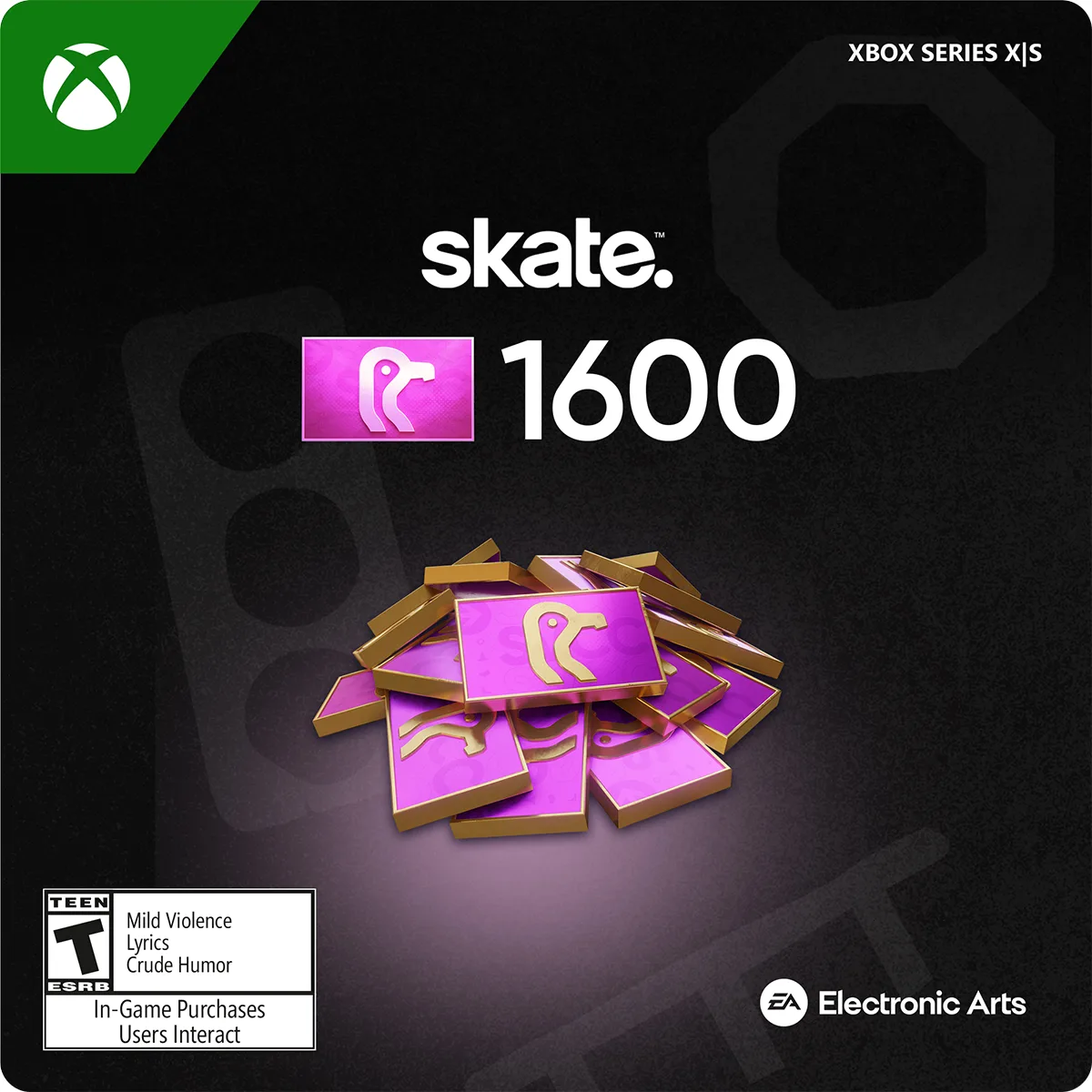Electronic Arts Electronic Arts 7F6-00931 Skate 1600 San Van Bucks downloadable game — product photo
