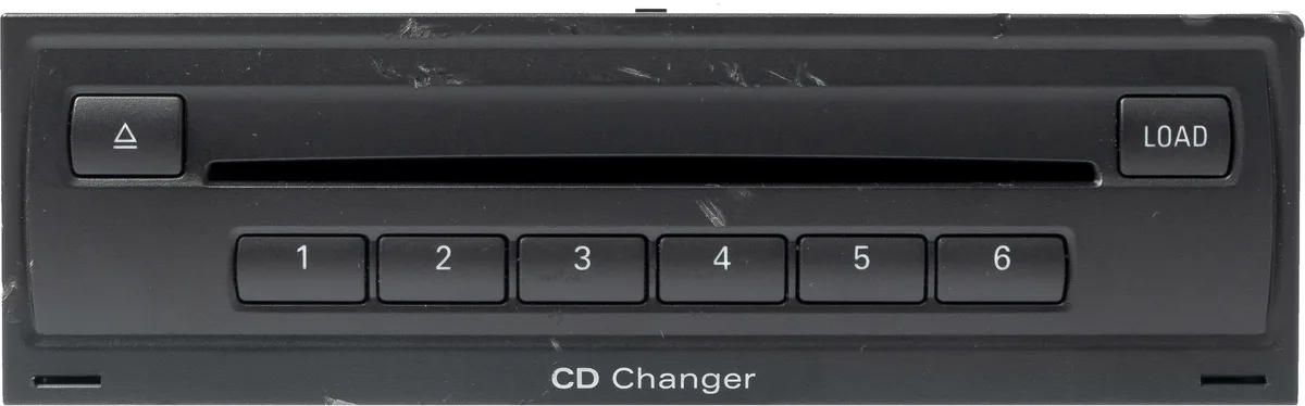 1 Factory Radio 1 Factory Radio 6 Disc CD Changer Receiver 4F0035110A for 2010-2011 Audi A6 S6 — product photo