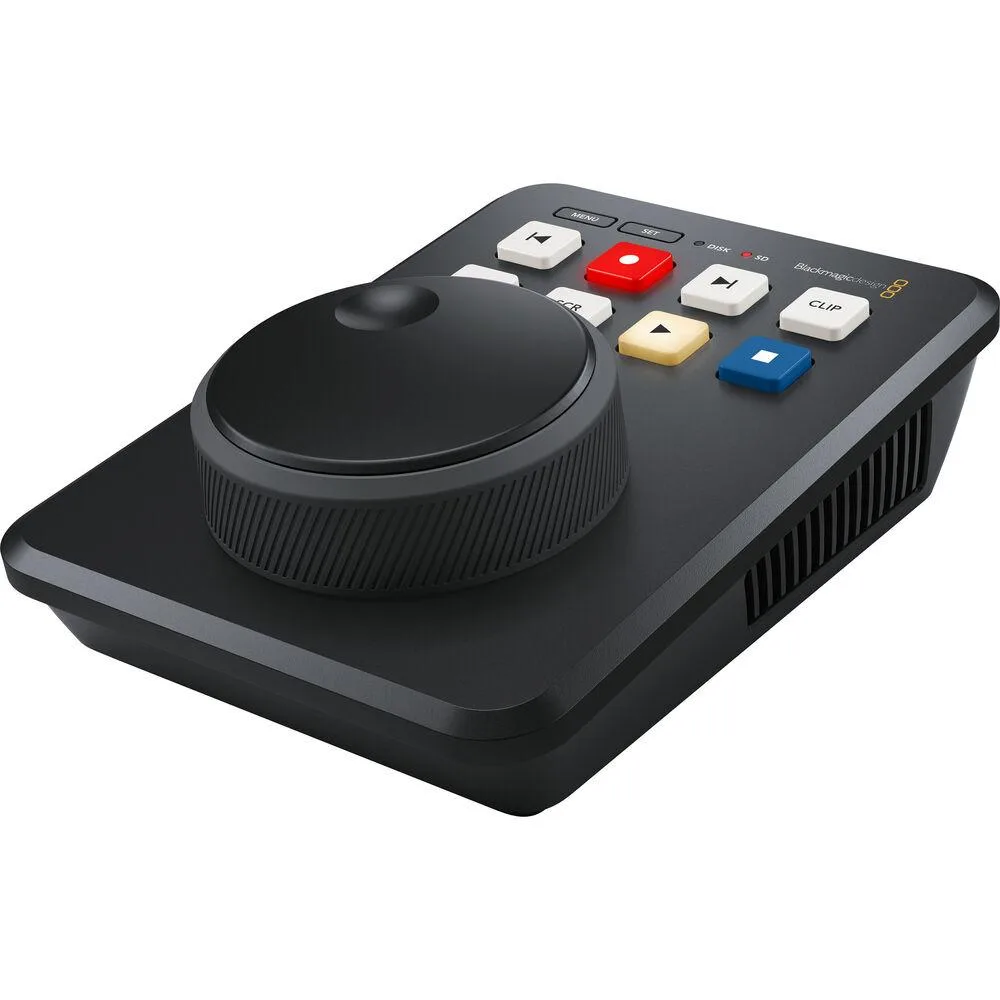 Compact desktop recorder with search dial, HDMI ports, and USB-C connection