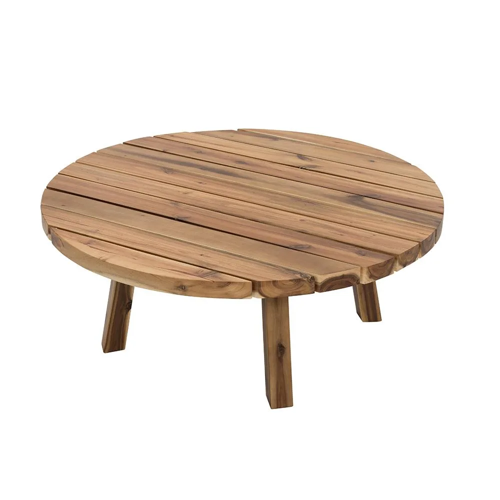 tuphen tuphen Solid Acacia Coffee Table 35.6x35.6x14.6 — product photo