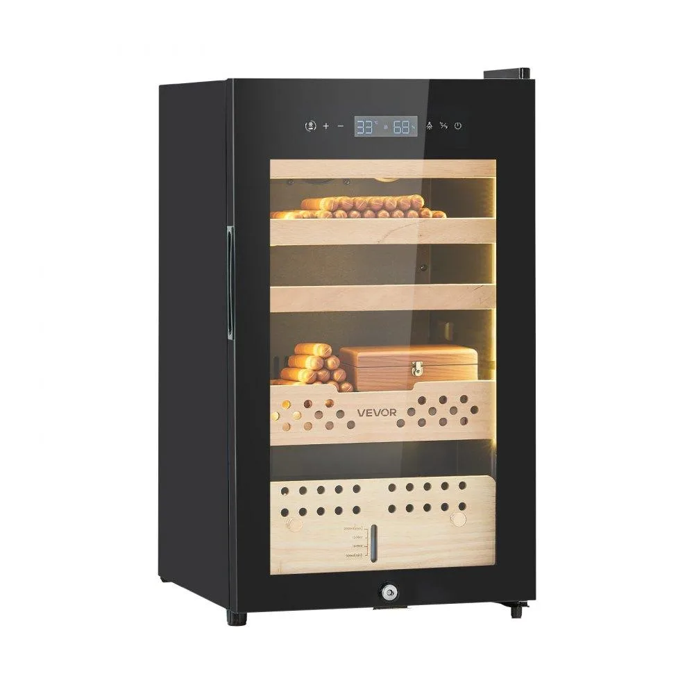 VEVOR VEVOR Electric Humidor 70L 400 Count Compressor Cooling Spanish Cedar 4 Layers — product photo