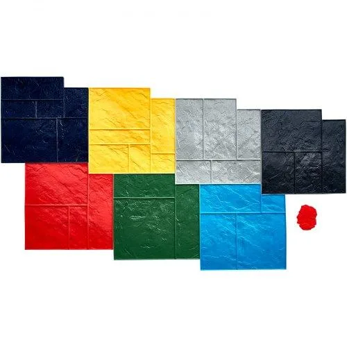VEVOR VEVOR Concrete Texture Mat Slate 24.33in 7pcs 17mm — product photo