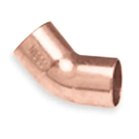 Nibco, Inc. Nibco, Inc. 606 45° Copper Elbow 3 in Cup × FTG — product photo