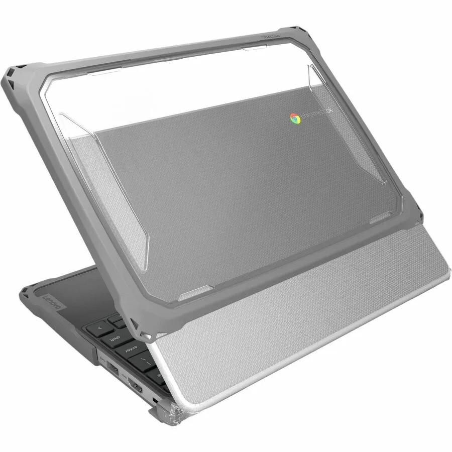 Max Cases Max Cases Extreme Shell-F3 Slide Case for Lenovo 500e G5 Chromebook Gray/Clear — product photo