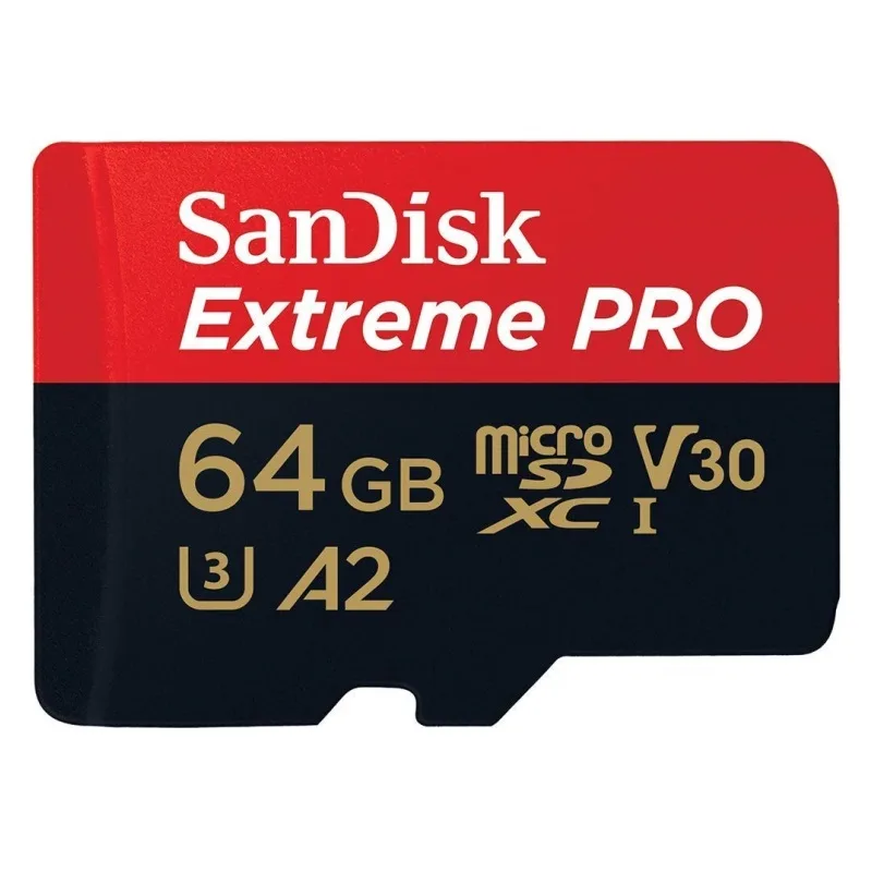 SanDisk SanDisk Extreme Pro microSDXC 64GB V30 A2 170MB/s 90MB/s with Adapter — product photo