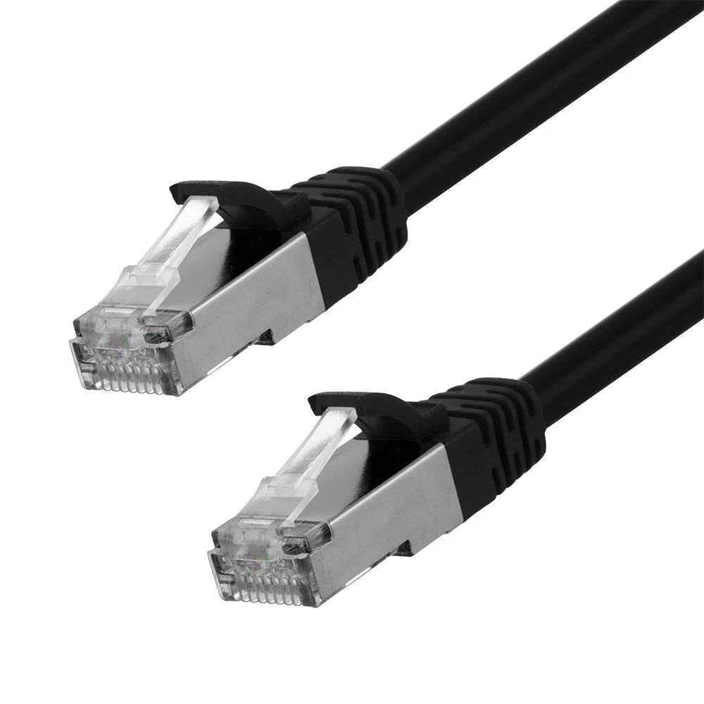 NavePoint NavePoint CAT6 F/UTP 26AWG 7 Ft 5 pack Black network ethernet cable — product photo