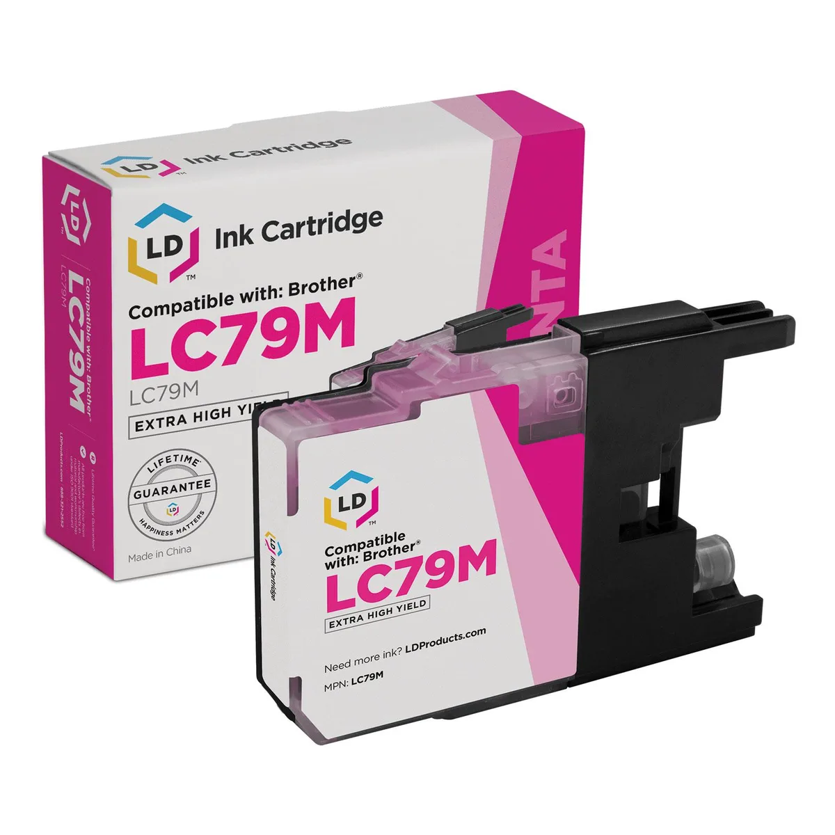 LD Products LD Products Compatible Ink Cartridge for Brother LC79M Extra High Yield Magenta 1200 Pages — product photo