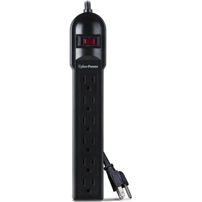 CyberPower CyberPower CSB606 Surge Protector 6 Outlets 900 Joules 6 ft Cord — product photo
