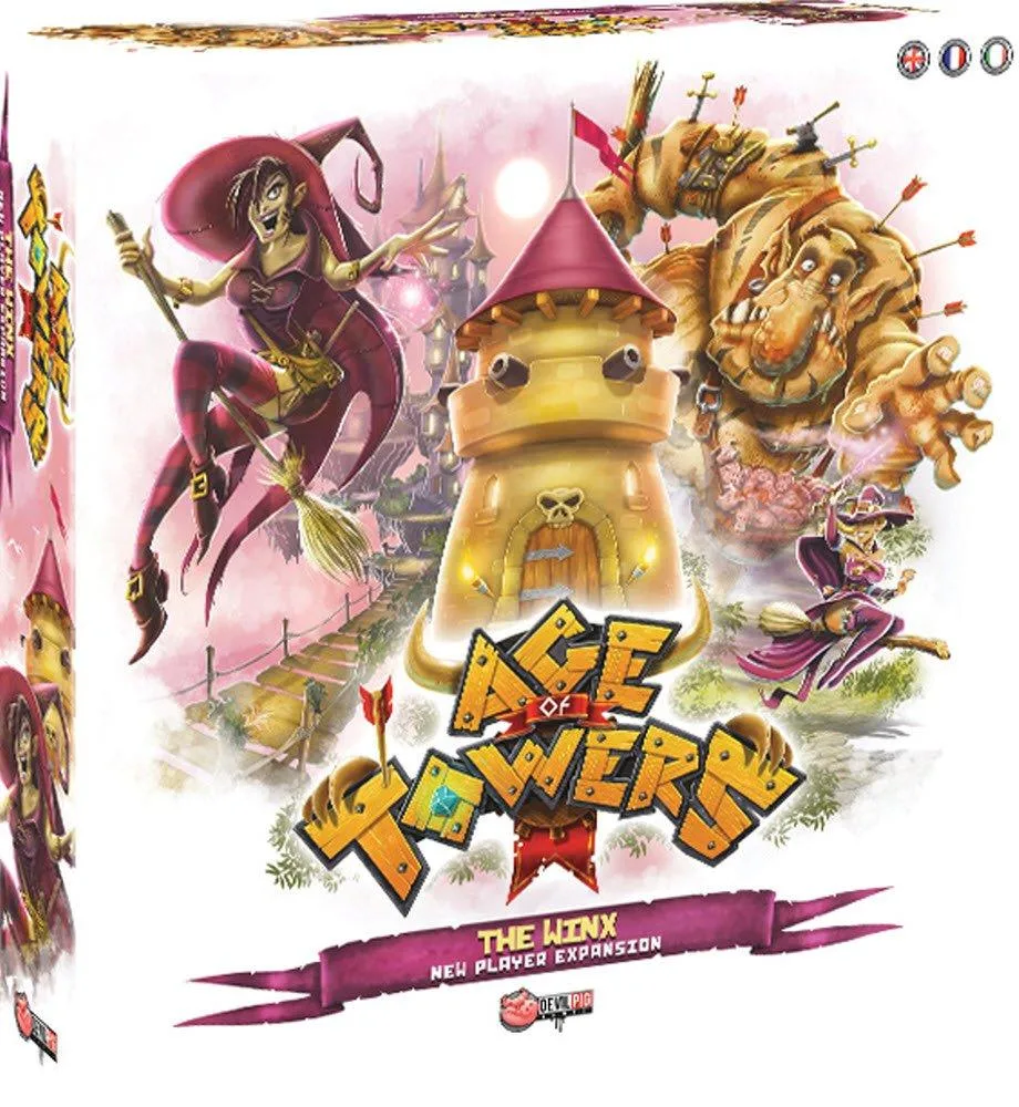 Asmodee North America Asmodee North America Age of Towers: The Winx Expansion game — product photo