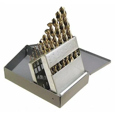 Cleveland Cleveland 15-piece 135-degree cobalt drill bit set C00901 — product photo