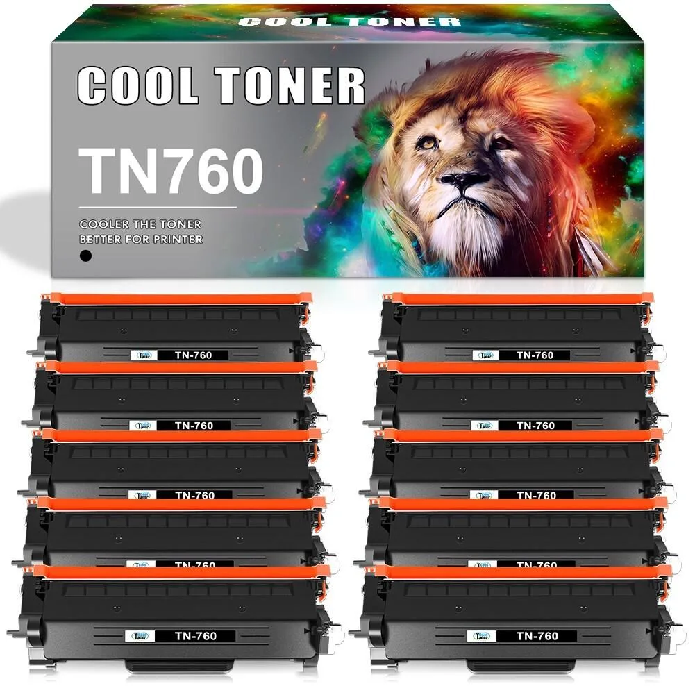 Cool Toner Cool Toner TN760 10PK Black Toner Cartridge for Brother TN730 — product photo
