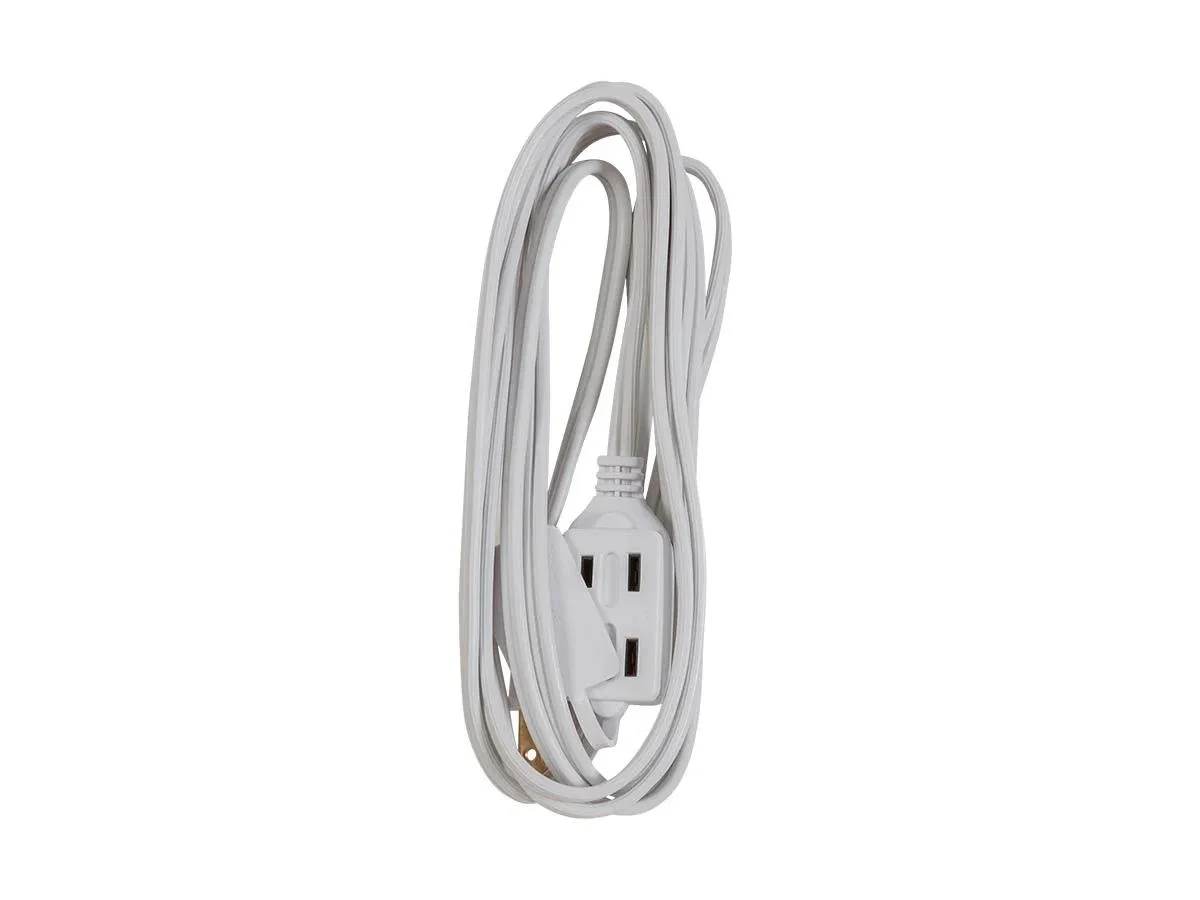 Monoprice Inc. Monoprice Inc. 16/2 SPT-2 3-Outlet Extension Cord 6ft White — product photo