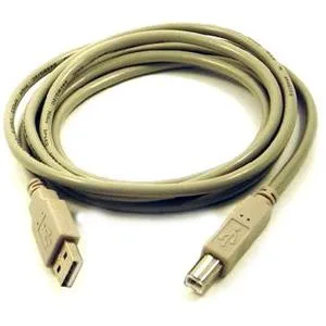 Micro Connectors Micro Connectors 10 ft USB 2.0 Type A to B Cable White — product photo