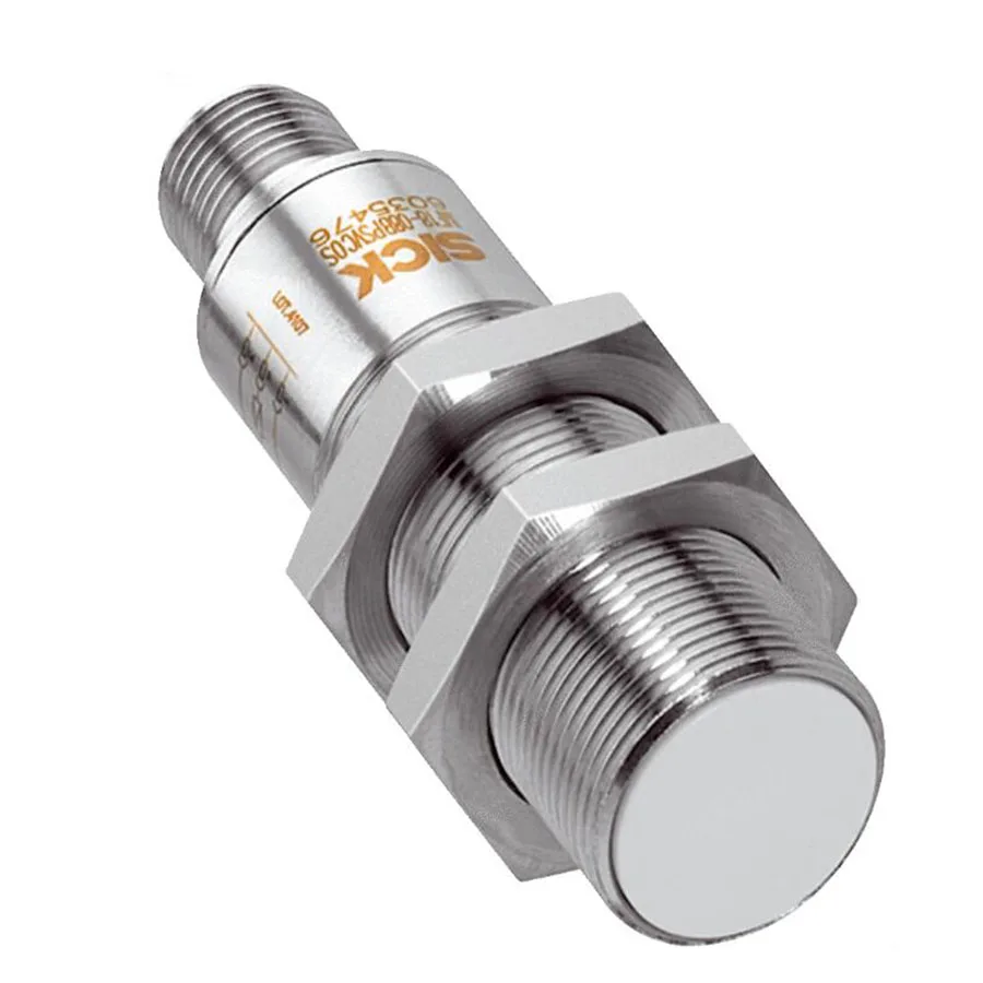 Sick Sick IMF18-08BNSVC0S M18 Inductive Sensor NPN NO 8mm Flush IP68 IP69K Stainless Steel — product photo