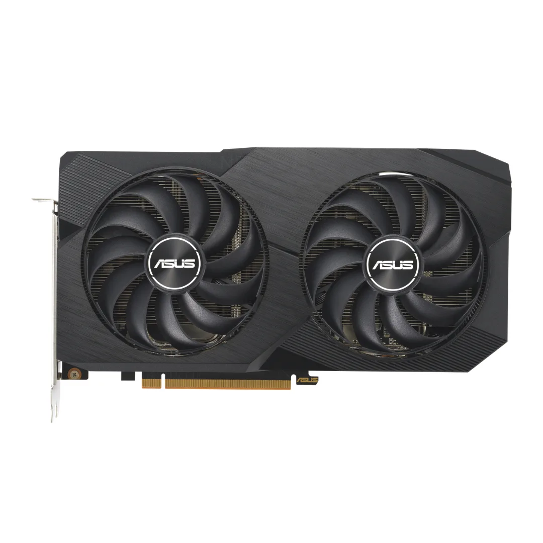 ASUS ASUS DUAL-RX7600-O8G Radeon RX 7600 8GB graphics card — product photo