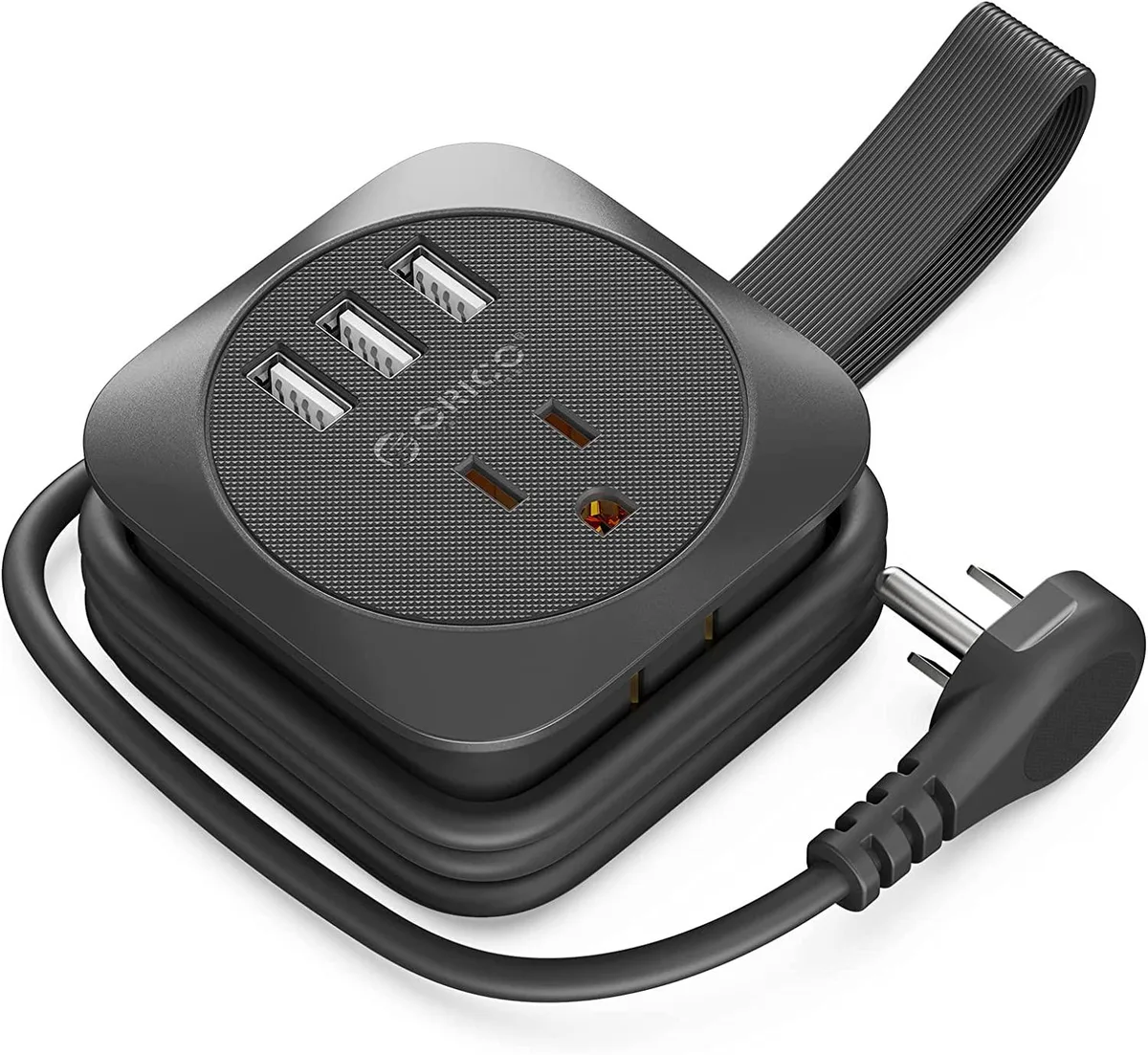 Orico Orico Travel Power Strip 2 AC 3 USB 4 ft 1250 W Black — product photo