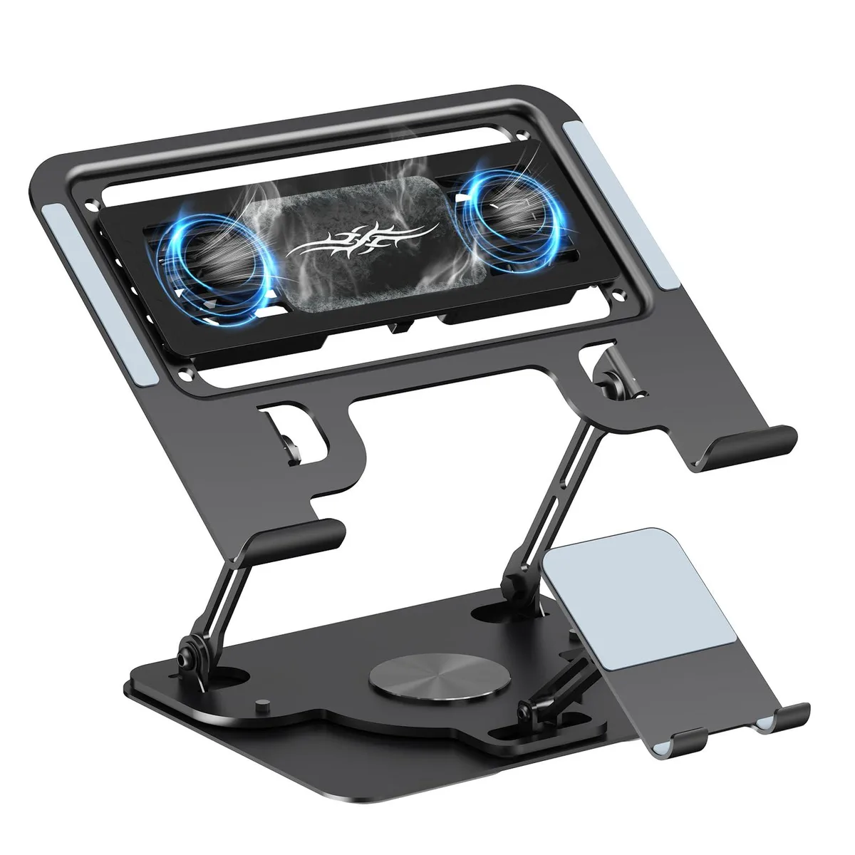 DNBeffulgent DNBeffulgent Laptop Cooling Pad Peltier 2 Fan 360° Rotatable Black — product photo