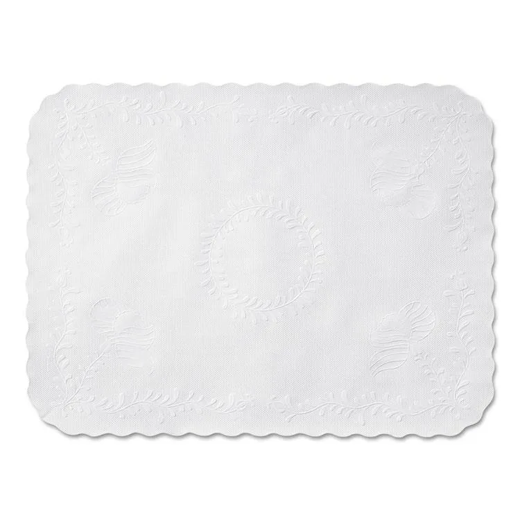 Hoffmaster Hoffmaster HFMTC8704471 Tray Mat White 16.63 x 12.75 1000/Carton — product photo