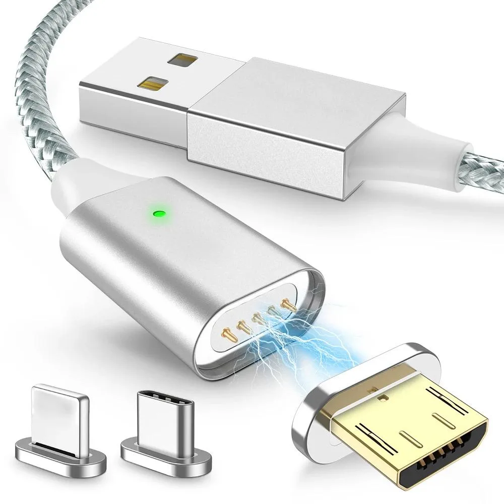 Hetai Tech Hetai Tech 5A Magnetic USB Cable 3 Plugs — product photo