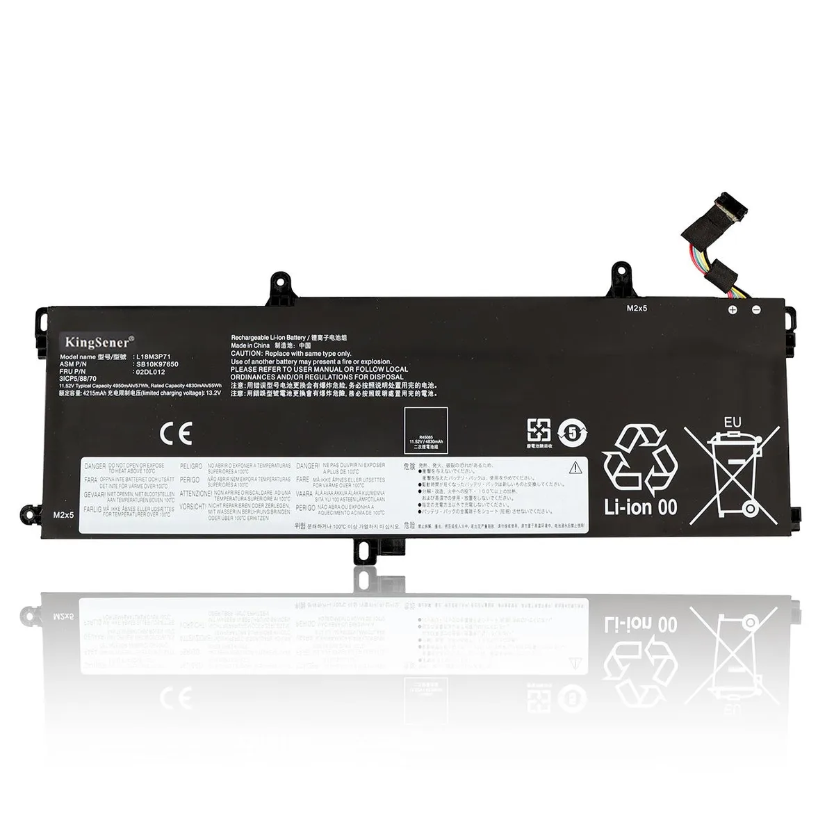 KingSener KingSener T470 L18M3P71 57WH 11.52V laptop battery — product photo