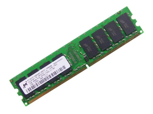DELL DELL 1GB DDR2 400MHz PC2-3200U Non-ECC laptop RAM MT16HTF12864AY-40EA1 — product photo