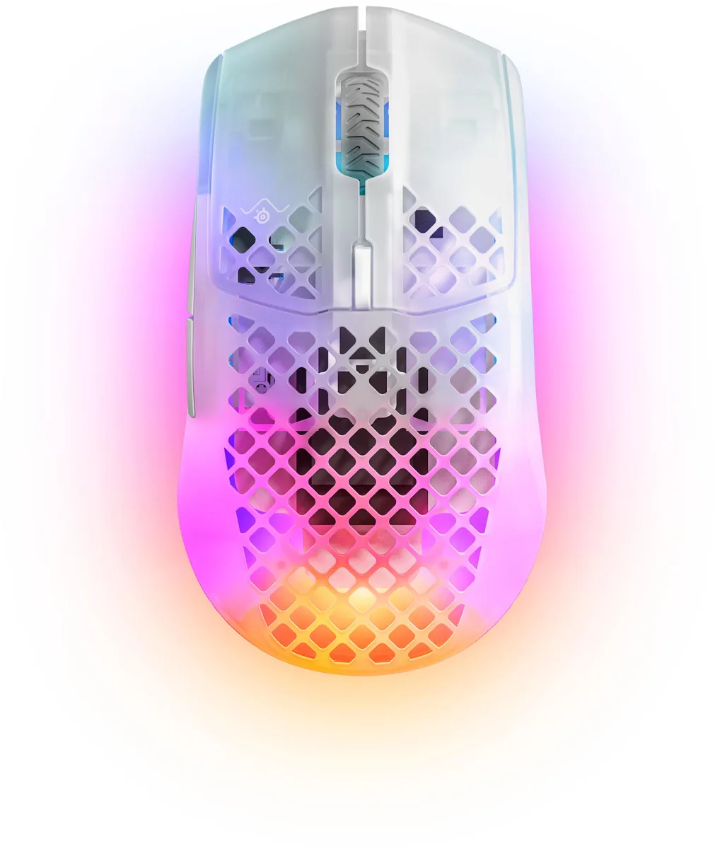 SteelSeries SteelSeries Aerox 3 Ghost Wireless Gaming Mouse White 62610 — product photo