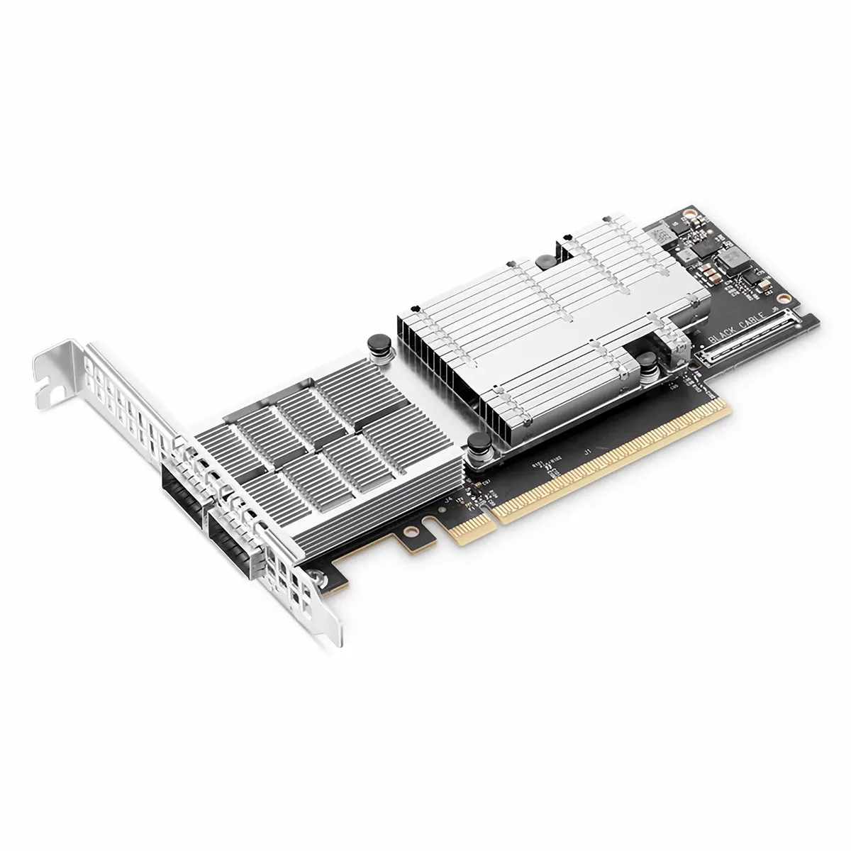 NVIDIA NVIDIA MCX755106AS-HEAT ConnectX-7 200GbE NDR200 Dual QSFP112 PCIe 5.0 x16 network card — product photo
