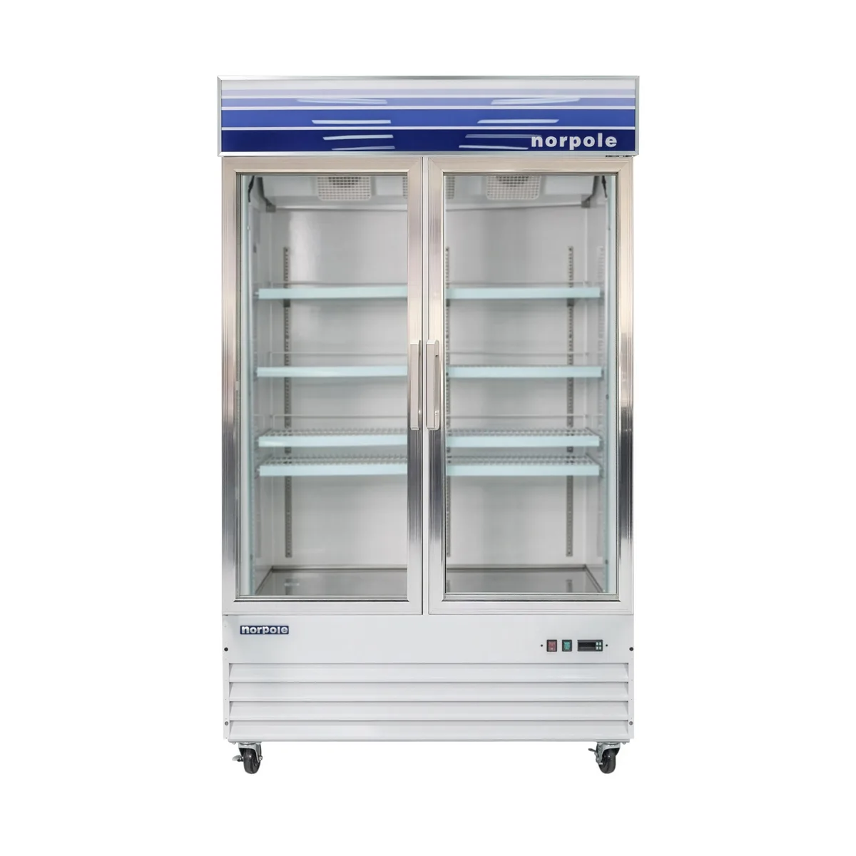 Magic Chef Magic Chef 53 in. 45 cu. ft. Glass Door Merchandiser Refrigerator White — product photo