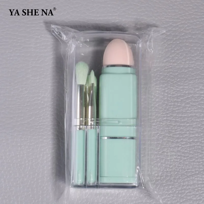 DAXINQI DAXINQI 8-in-1 Mini Makeup Brush Set Green 10cm — product photo