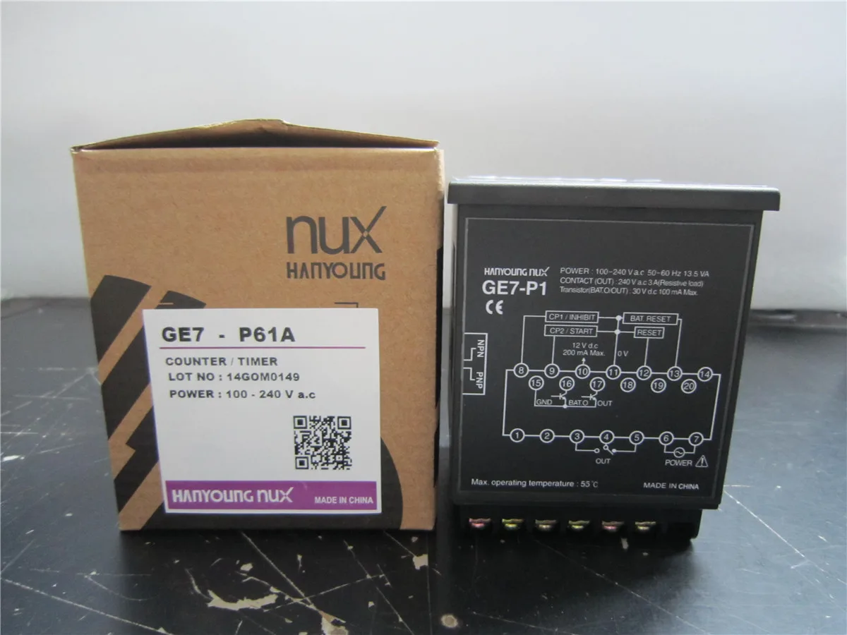 Hanyoung Nux Hanyoung Nux GE7-P61A Digital Counter Red — product photo