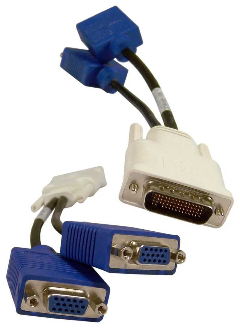 HP HP 338285-008 DMS-59 to 2×15-pin VGA Splitter Cable — product photo