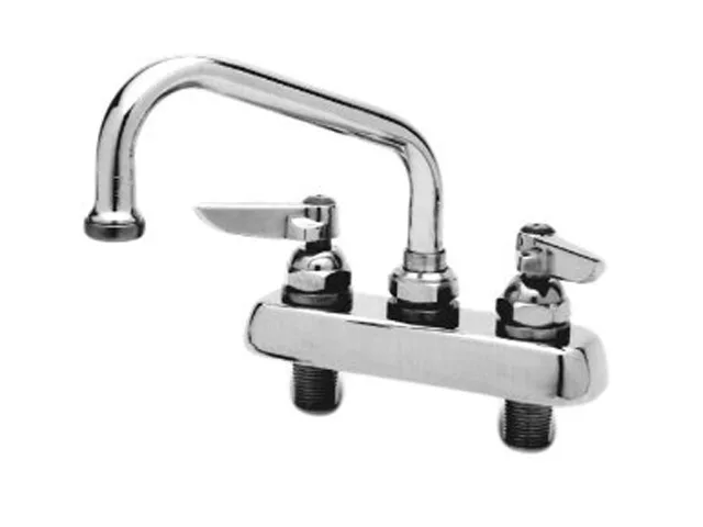 T&amp;S Brass T&amp;S Brass B-1110 4" Centerset 2-Handle Workboard Bath Faucet Chrome — product photo