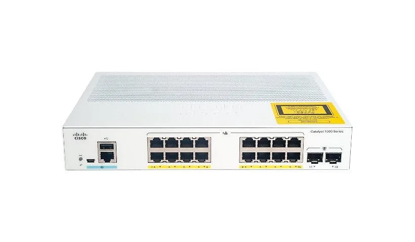 EVESKY EVESKY C1000-16P-2G-L network switch 16 port PoE+ 120 W 2 SFP uplink — product photo