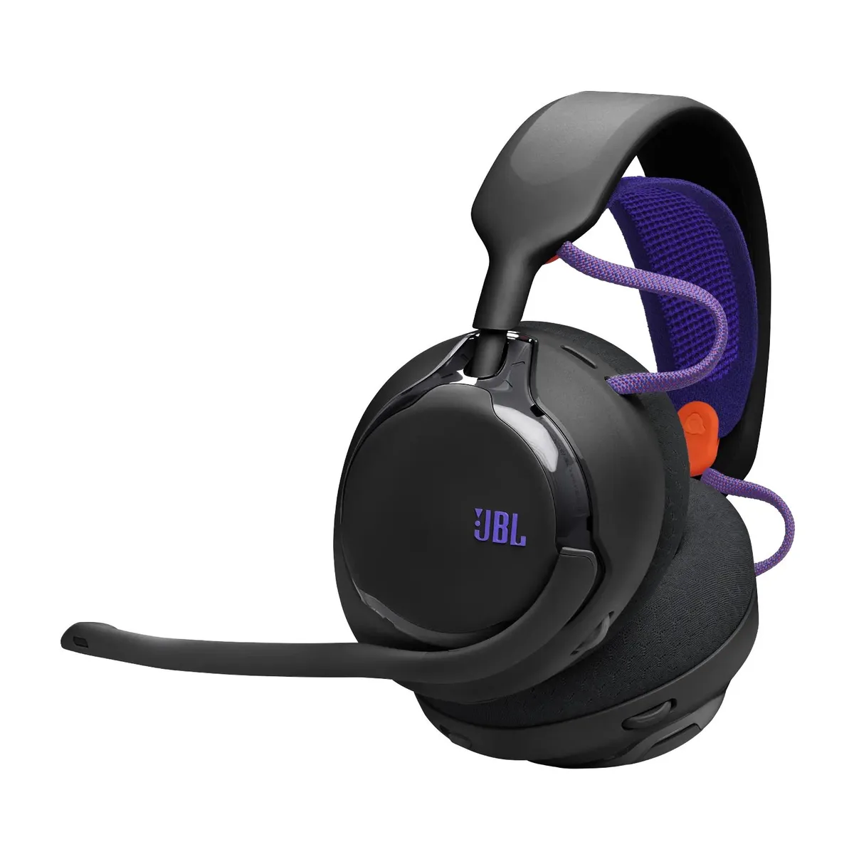 Black wireless gaming headset with detachable boom mic, 2026 model