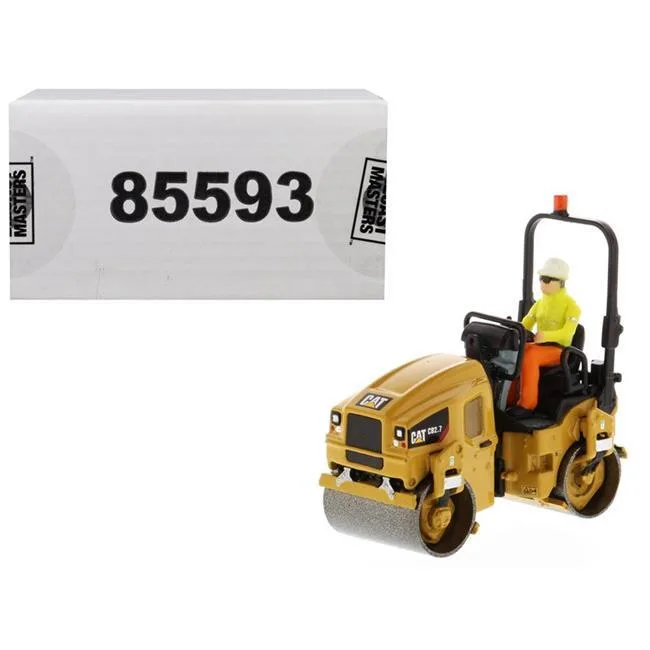DieCast Masters DieCast Masters CAT CB-2.7 Utility Compactor 1/50 High Line Series vehicle — product photo