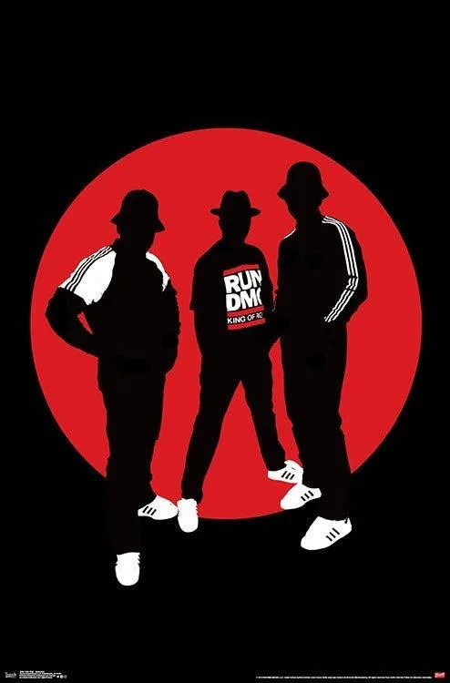 Posterazzi TIARP16984 minimalist Run DMC poster print 22 x 34 inches