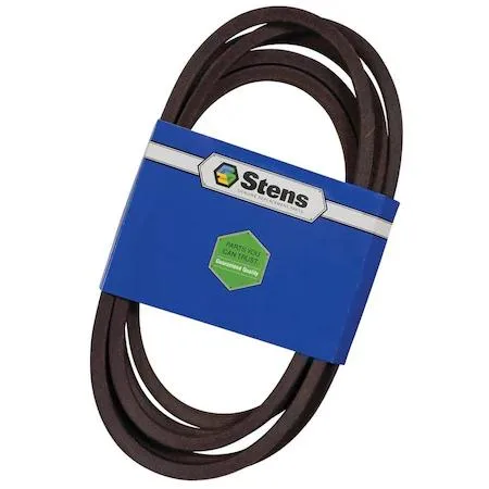 Transparent Stens 265-609 OEM replacement deck belt, flat rubber loop