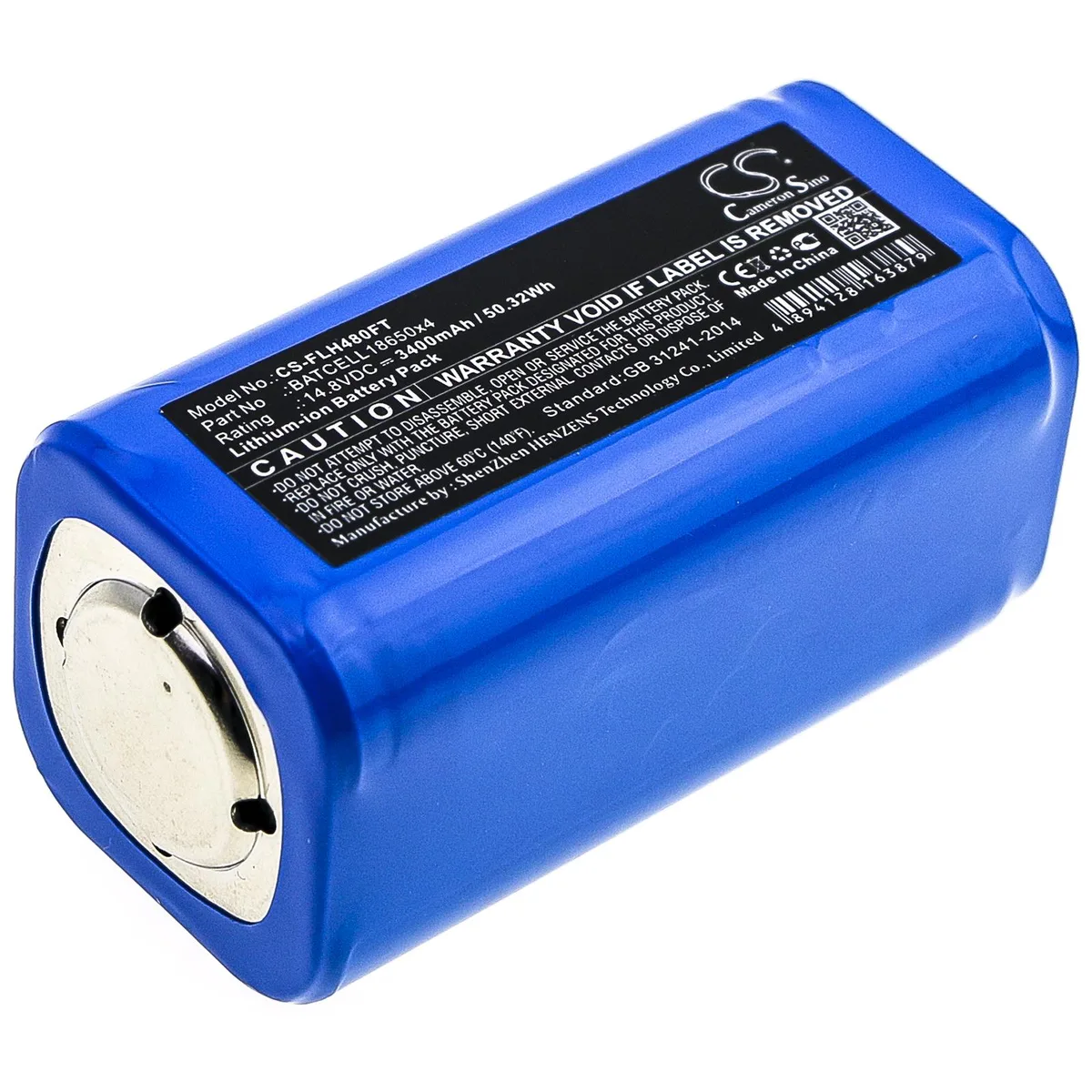Cameron &amp; Co Cameron &amp; Co DS-CS-FLH480FT Battery for Bigblue Lights 14.8V 3400mAh Blue — product photo