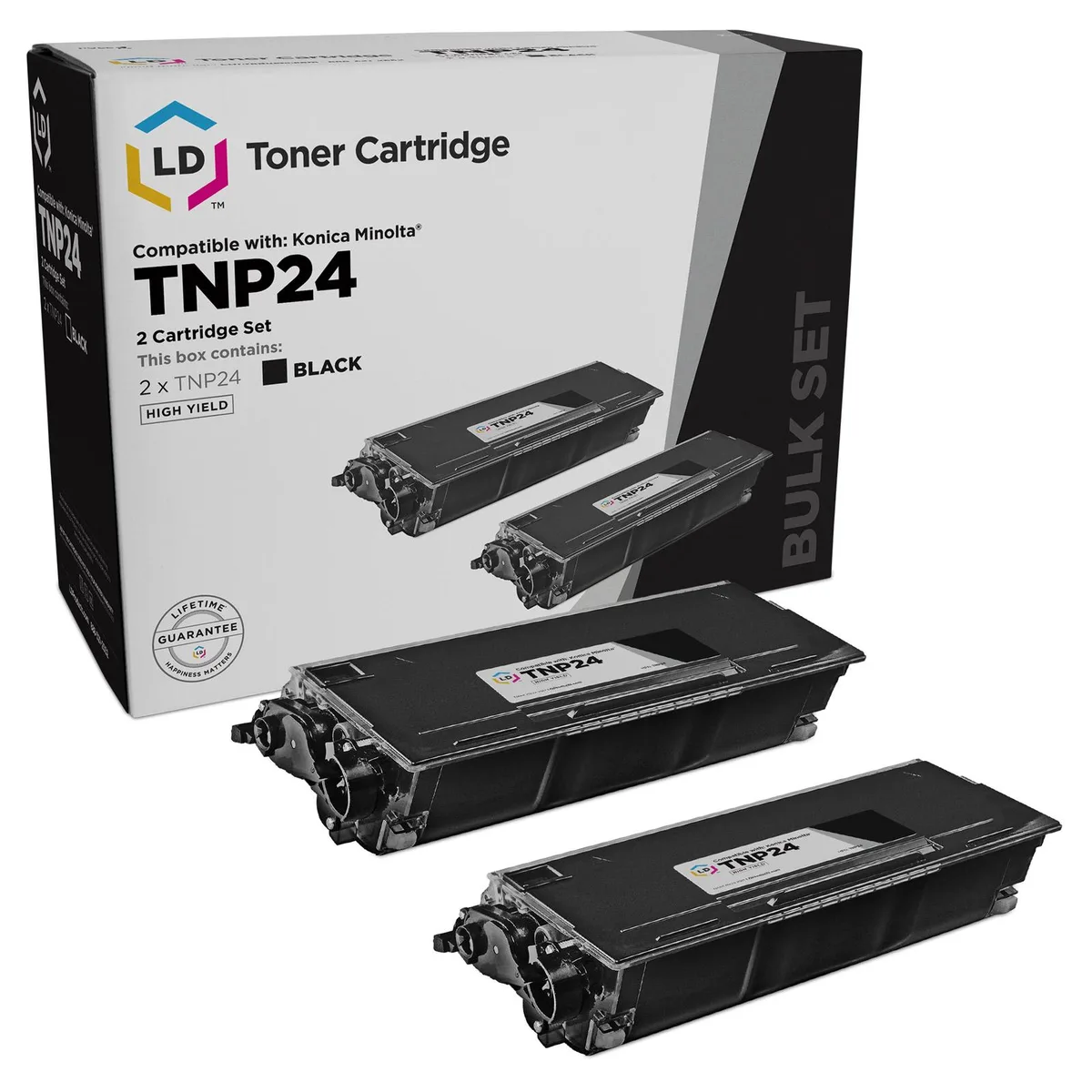 LD Products LD Products Compatible Toner Cartridge TNP-24 High Yield Black 2-Pack — product photo