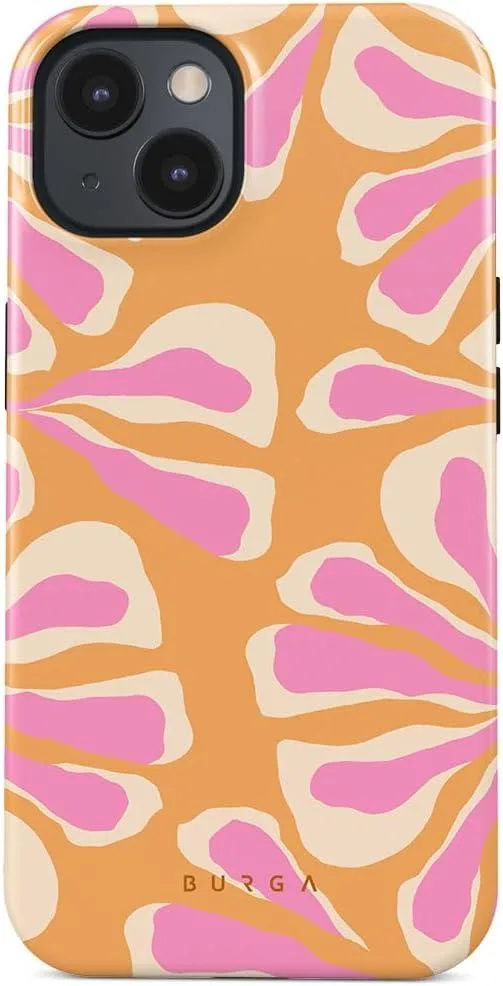 TAURKENAM TAURKENAM Hybrid Case iPhone 15 Plus Pink Flowers — product photo
