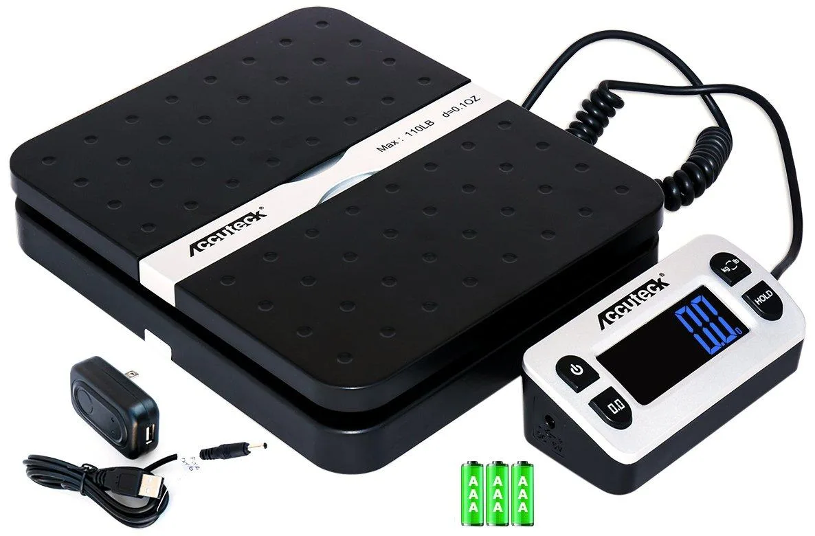  Business Source 8580 110 Lbs 0.1 oz Digital Postal Scale Green — product photo