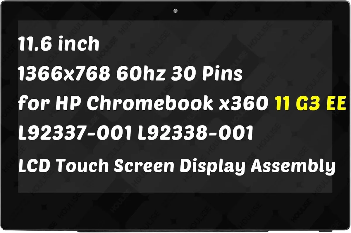 NUOLAISUN NUOLAISUN L92337-001 L92338-001 11.6 inch 1366x768 60Hz 30 Pins laptop screen — product photo