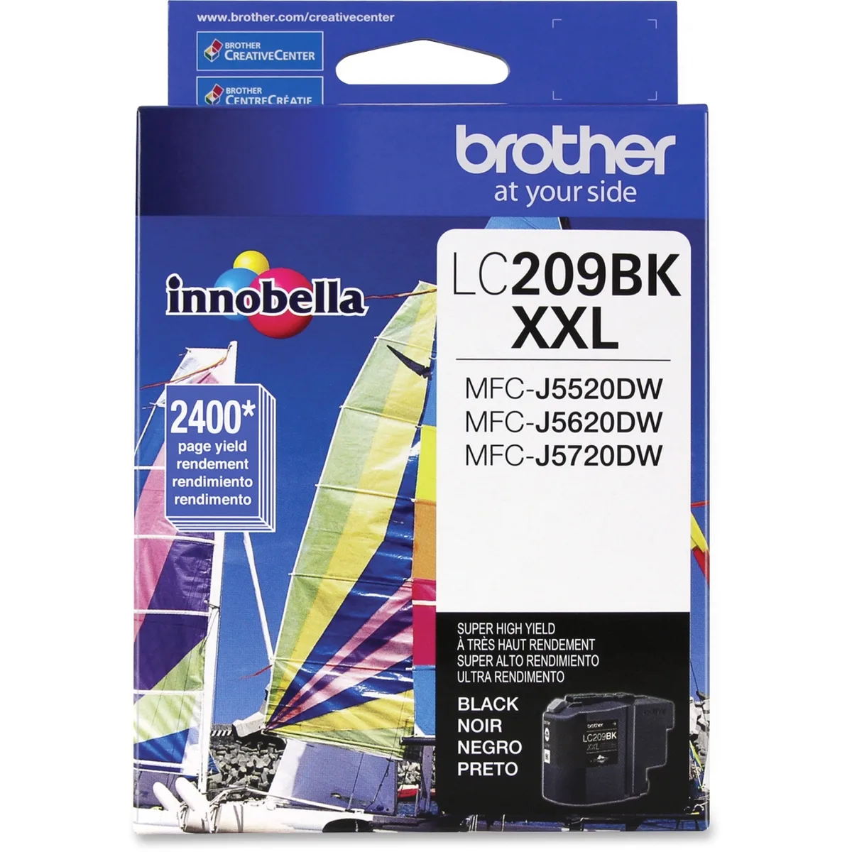 Brother Brother LC209BK Black Ink Cartridge 2400 Pages — product photo