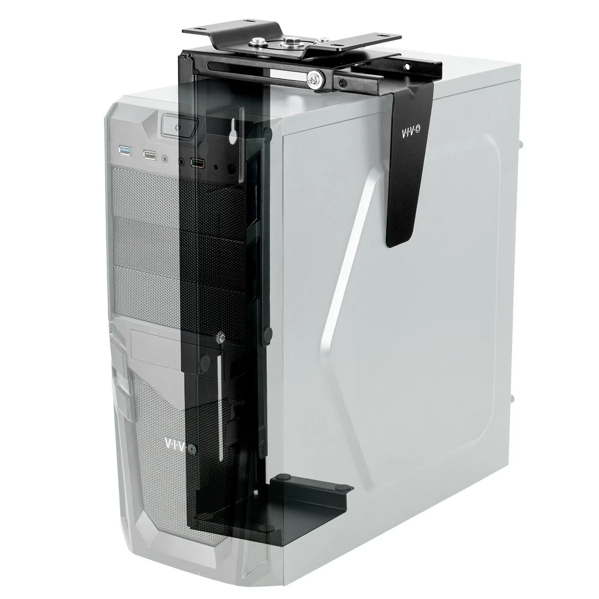 VIVO VIVO Under-Desk Wall PC Mount 135° Swivel 3.5-7.8" 11.5-20.5" 22 lbs — product photo