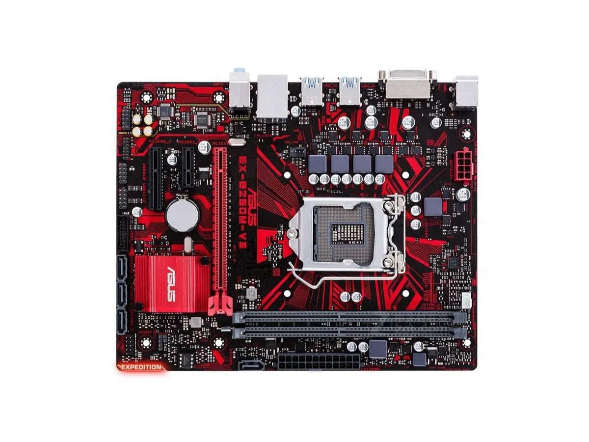 ASUS ASUS EX-B250M-V3 Intel B250 LGA 1151 DDR4 32GB Micro ATX motherboard — product photo