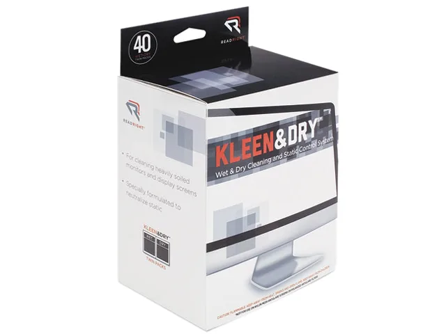 Read Right Read Right RR1305 Screen Cleaning Wipes, 40 Twin Packs — product photo